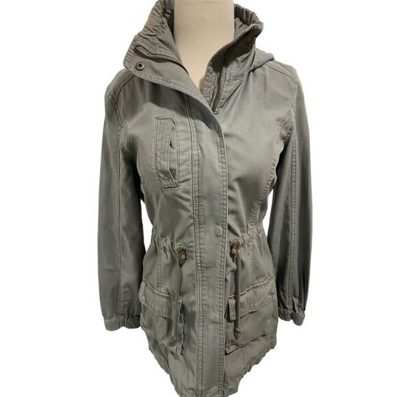 Small Cotton on Outerwear Army Green Hooded Field Jacket - Picture 1 of 9